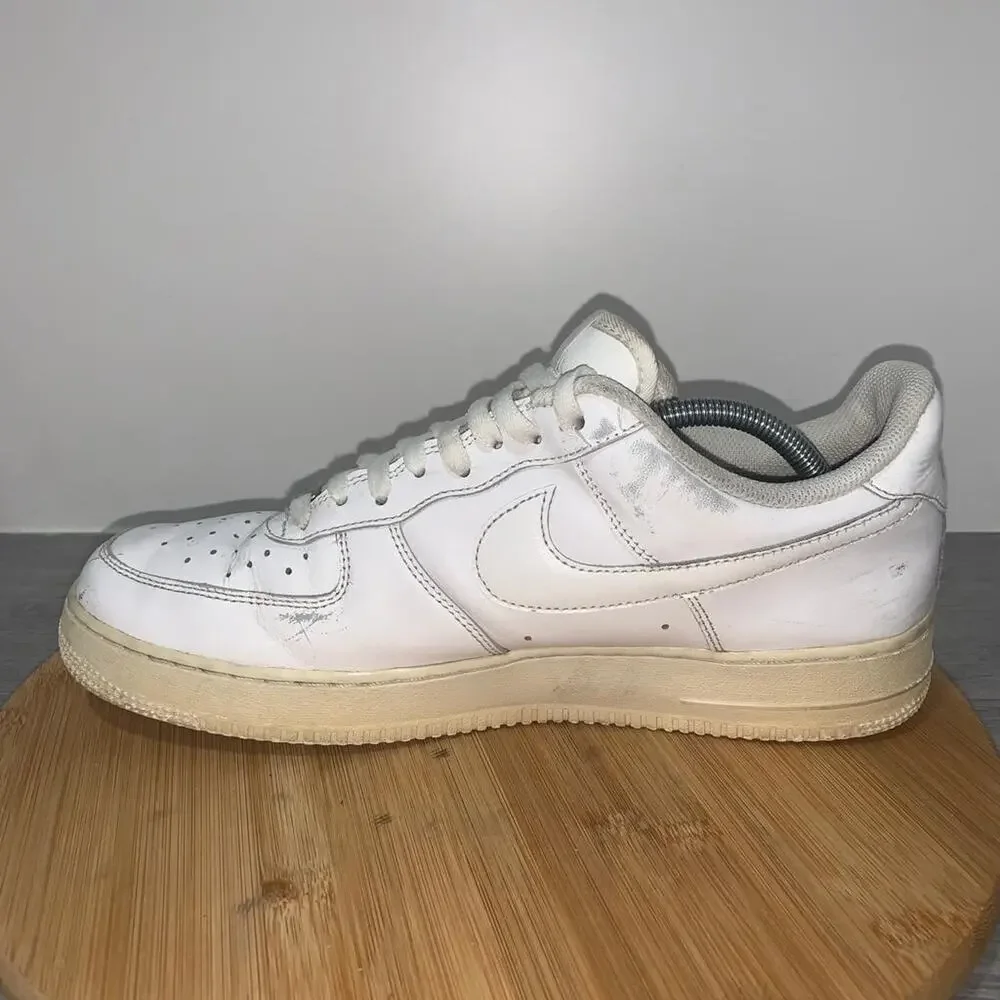 Nike Air Force One AF1 Low Men’s Size 11 Triple White Sneaker Shoes 315122-111